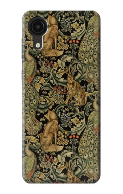 S3661 William Morris Forest Velvet Case Cover Custodia per Samsung Galaxy A03 Core