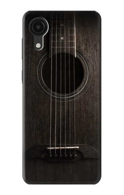 S3834 Old Woods Black Guitar Case Cover Custodia per Samsung Galaxy A03 Core