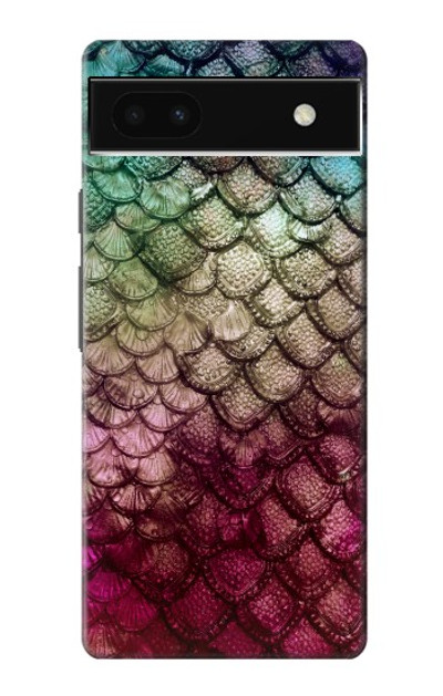 S3539 Mermaid Fish Scale Case Cover Custodia per Google Pixel 6a