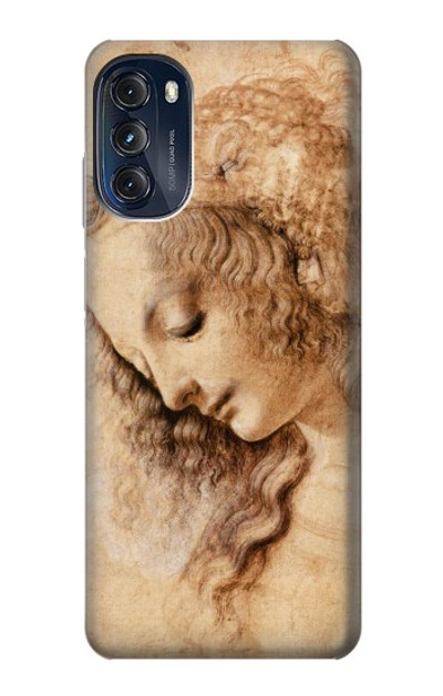 S1045 Leonardo da Vinci Woman's Head Case Cover Custodia per Motorola Moto G (2022)