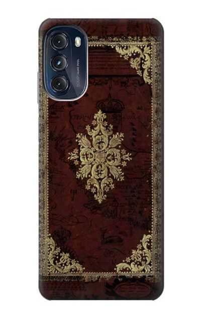 S3014 Vintage Map Book Cover Case Cover Custodia per Motorola Moto G (2022)