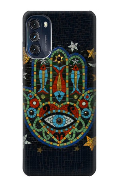 S3175 Hamsa Hand Mosaics Case Cover Custodia per Motorola Moto G (2022)