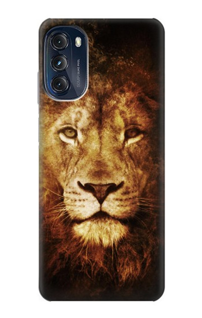 S3182 Lion Case Cover Custodia per Motorola Moto G (2022)