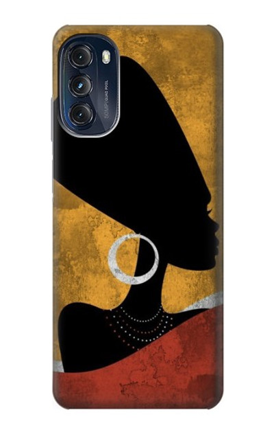 S3453 African Queen Nefertiti Silhouette Case Cover Custodia per Motorola Moto G (2022)