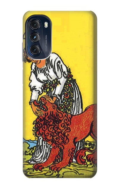 S3458 Strength Tarot Card Case Cover Custodia per Motorola Moto G (2022)