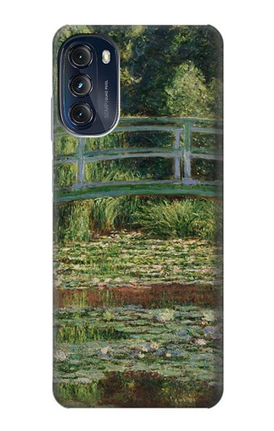 S3674 Claude Monet Footbridge and Water Lily Pool Case Cover Custodia per Motorola Moto G (2022)