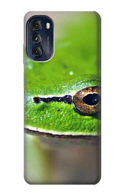 S3845 Green frog Case Cover Custodia per Motorola Moto G (2022)