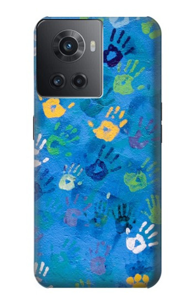 S3403 Hand Print Case Cover Custodia per OnePlus Ace