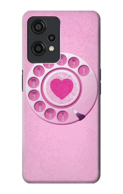 S2847 Pink Retro Rotary Phone Case Cover Custodia per OnePlus Nord CE 2 Lite 5G