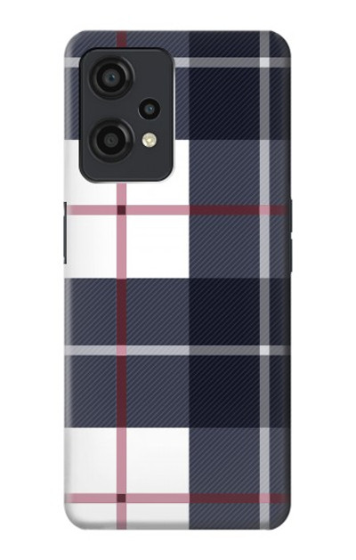 S3452 Plaid Fabric Pattern Case Cover Custodia per OnePlus Nord CE 2 Lite 5G