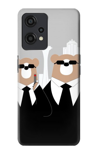 S3557 Bear in Black Suit Case Cover Custodia per OnePlus Nord CE 2 Lite 5G
