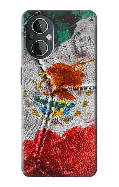 S3314 Mexico Flag Vinatage Football Graphic Case Cover Custodia per OnePlus Nord N20 5G