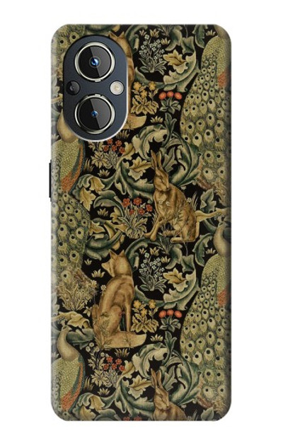 S3661 William Morris Forest Velvet Case Cover Custodia per OnePlus Nord N20 5G