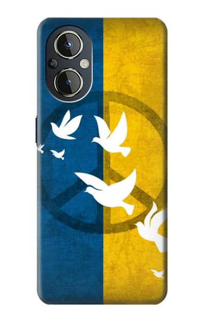S3857 Peace Dove Ukraine Flag Case Cover Custodia per OnePlus Nord N20 5G
