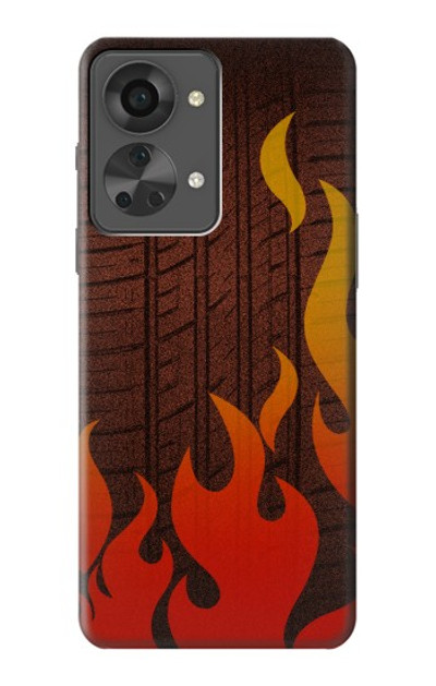 S2988 Rally Car Tire Fire Case Cover Custodia per OnePlus Nord 2T