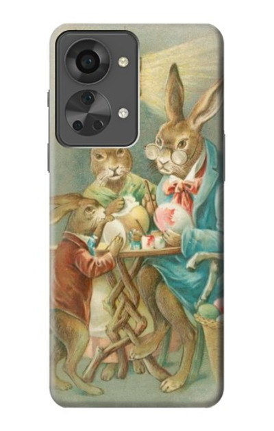 S3164 Easter Rabbit Family Case Cover Custodia per OnePlus Nord 2T