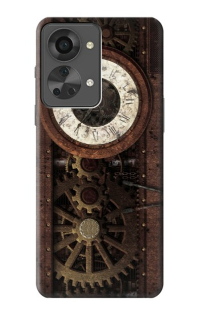 S3221 Steampunk Clock Gears Case Cover Custodia per OnePlus Nord 2T