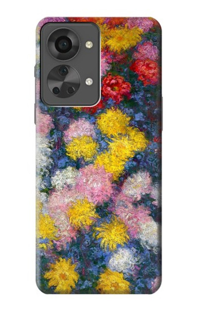 S3342 Claude Monet Chrysanthemums Case Cover Custodia per OnePlus Nord 2T