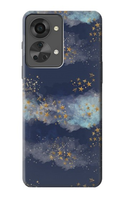 S3364 Gold Star Sky Case Cover Custodia per OnePlus Nord 2T