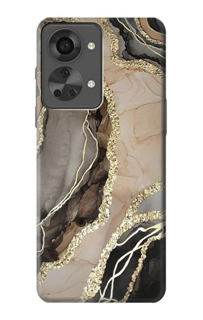 S3700 Marble Gold Graphic Printed Case Cover Custodia per OnePlus Nord 2T