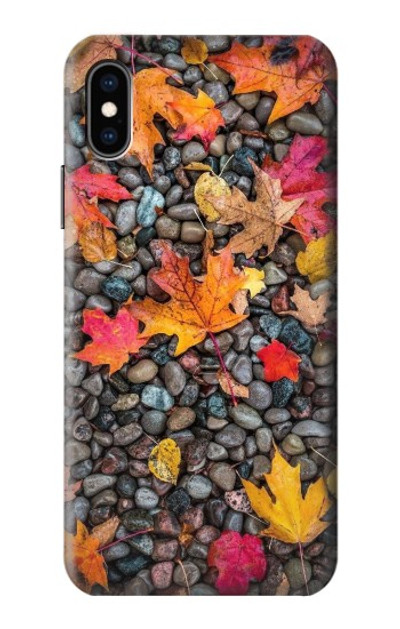 S3889 Maple Leaf Case Cover Custodia per iPhone X, iPhone XS