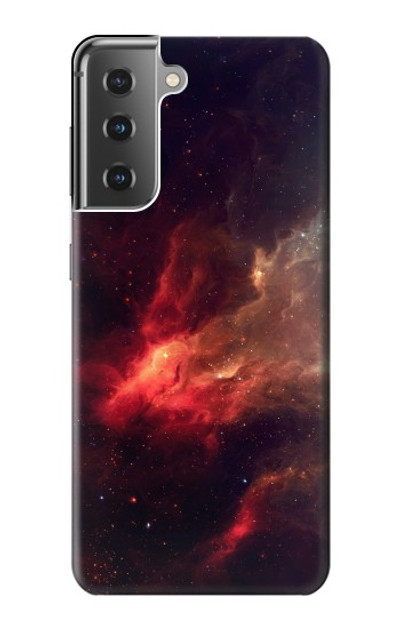 S3897 Red Nebula Space Case Cover Custodia per Samsung Galaxy S21 Plus 5G, Galaxy S21+ 5G