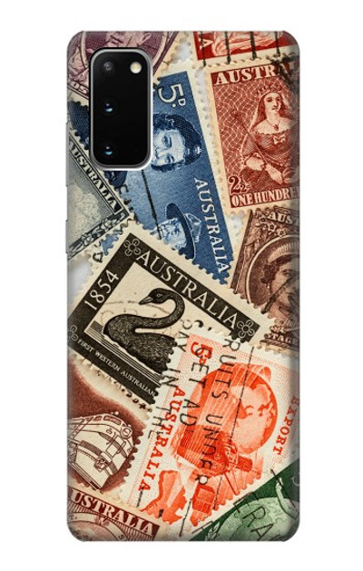 S3900 Stamps Case Cover Custodia per Samsung Galaxy S20