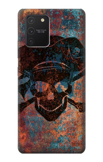 S3895 Pirate Skull Metal Case Cover Custodia per Samsung Galaxy S10 Lite