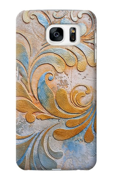 S3875 Canvas Vintage Rugs Case Cover Custodia per Samsung Galaxy S7