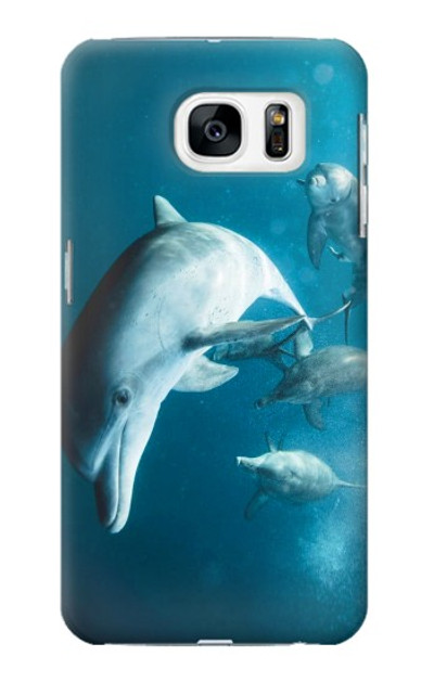 S3878 Dolphin Case Cover Custodia per Samsung Galaxy S7