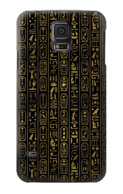 S3869 Ancient Egyptian Hieroglyphic Case Cover Custodia per Samsung Galaxy S5