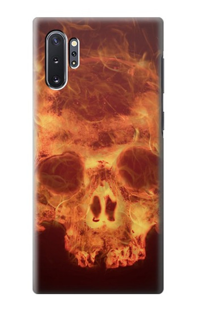 S3881 Fire Skull Case Cover Custodia per Samsung Galaxy Note 10 Plus
