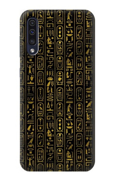 S3869 Ancient Egyptian Hieroglyphic Case Cover Custodia per Samsung Galaxy A50
