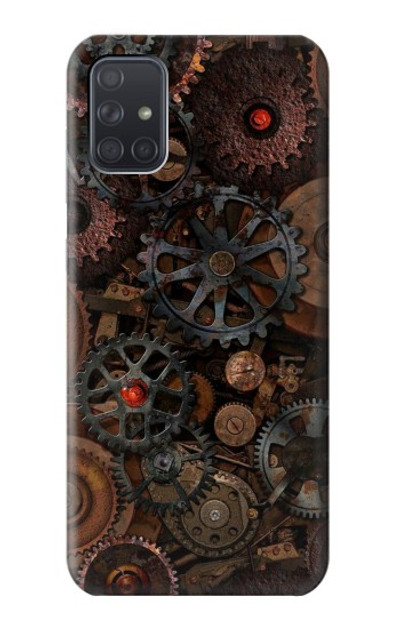 S3884 Steampunk Mechanical Gears Case Cover Custodia per Samsung Galaxy A71