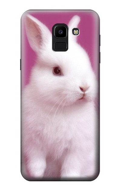 S3870 Cute Baby Bunny Case Cover Custodia per Samsung Galaxy J6 (2018)