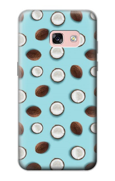 S3860 Coconut Dot Pattern Case Cover Custodia per Samsung Galaxy A3 (2017)