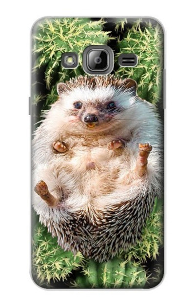 S3863 Pygmy Hedgehog Dwarf Hedgehog Paint Case Cover Custodia per Samsung Galaxy J3 (2016)