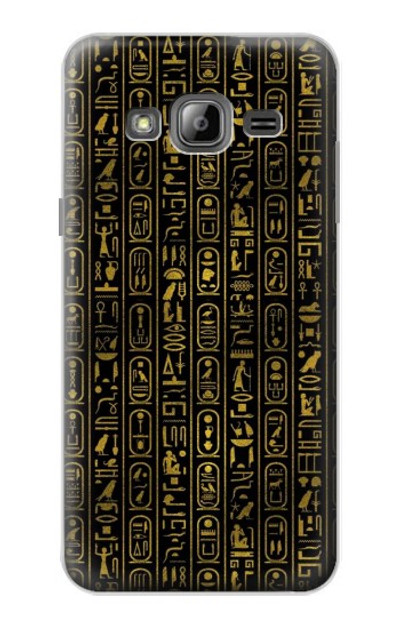 S3869 Ancient Egyptian Hieroglyphic Case Cover Custodia per Samsung Galaxy J3 (2016)