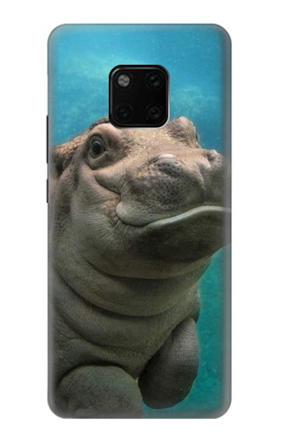 S3871 Cute Baby Hippo Hippopotamus Case Cover Custodia per Huawei Mate 20 Pro