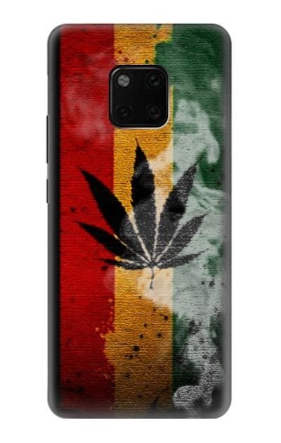 S3890 Reggae Rasta Flag Smoke Case Cover Custodia per Huawei Mate 20 Pro