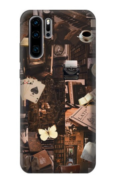 S3877 Dark Academia Case Cover Custodia per Huawei P30 Pro