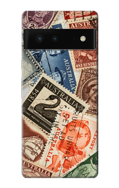 S3900 Stamps Case Cover Custodia per Google Pixel 6