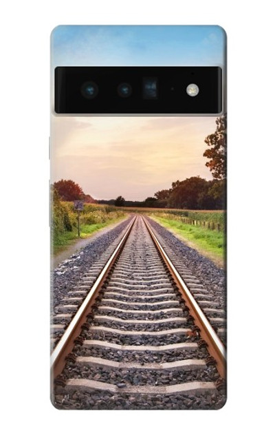 S3866 Railway Straight Train Track Case Cover Custodia per Google Pixel 6 Pro
