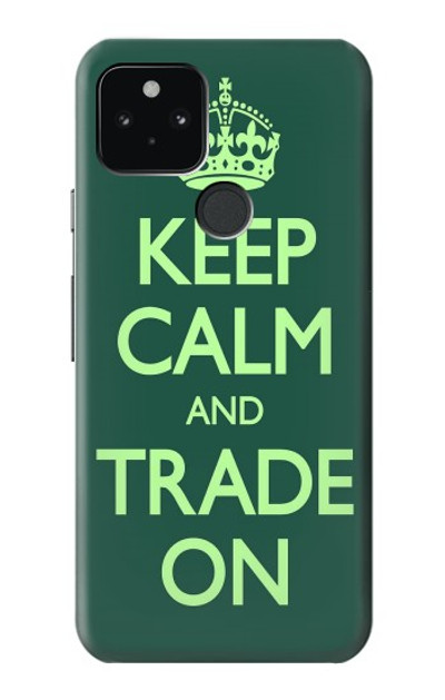 S3862 Keep Calm and Trade On Case Cover Custodia per Google Pixel 5