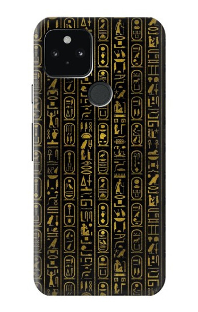 S3869 Ancient Egyptian Hieroglyphic Case Cover Custodia per Google Pixel 5