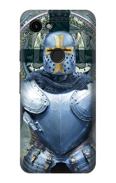 S3864 Medieval Templar Heavy Armor Knight Case Cover Custodia per Google Pixel 3a