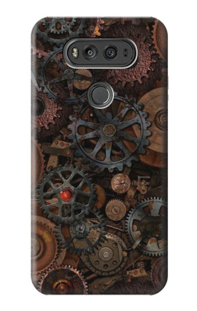 S3884 Steampunk Mechanical Gears Case Cover Custodia per LG V20