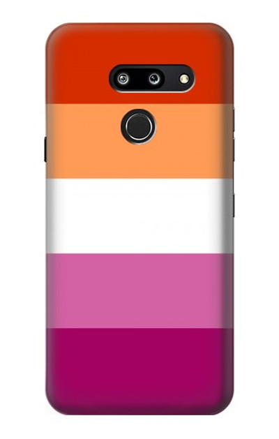 S3887 Lesbian Pride Flag Case Cover Custodia per LG G8 ThinQ