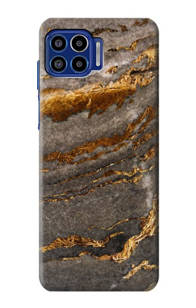S3886 Gray Marble Rock Case Cover Custodia per Motorola One 5G