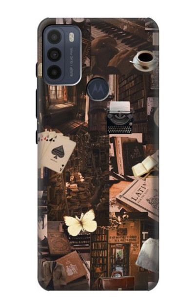 S3877 Dark Academia Case Cover Custodia per Motorola Moto G50